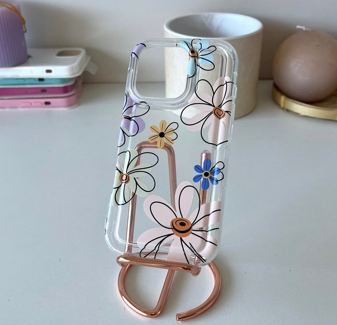Case floral pastel