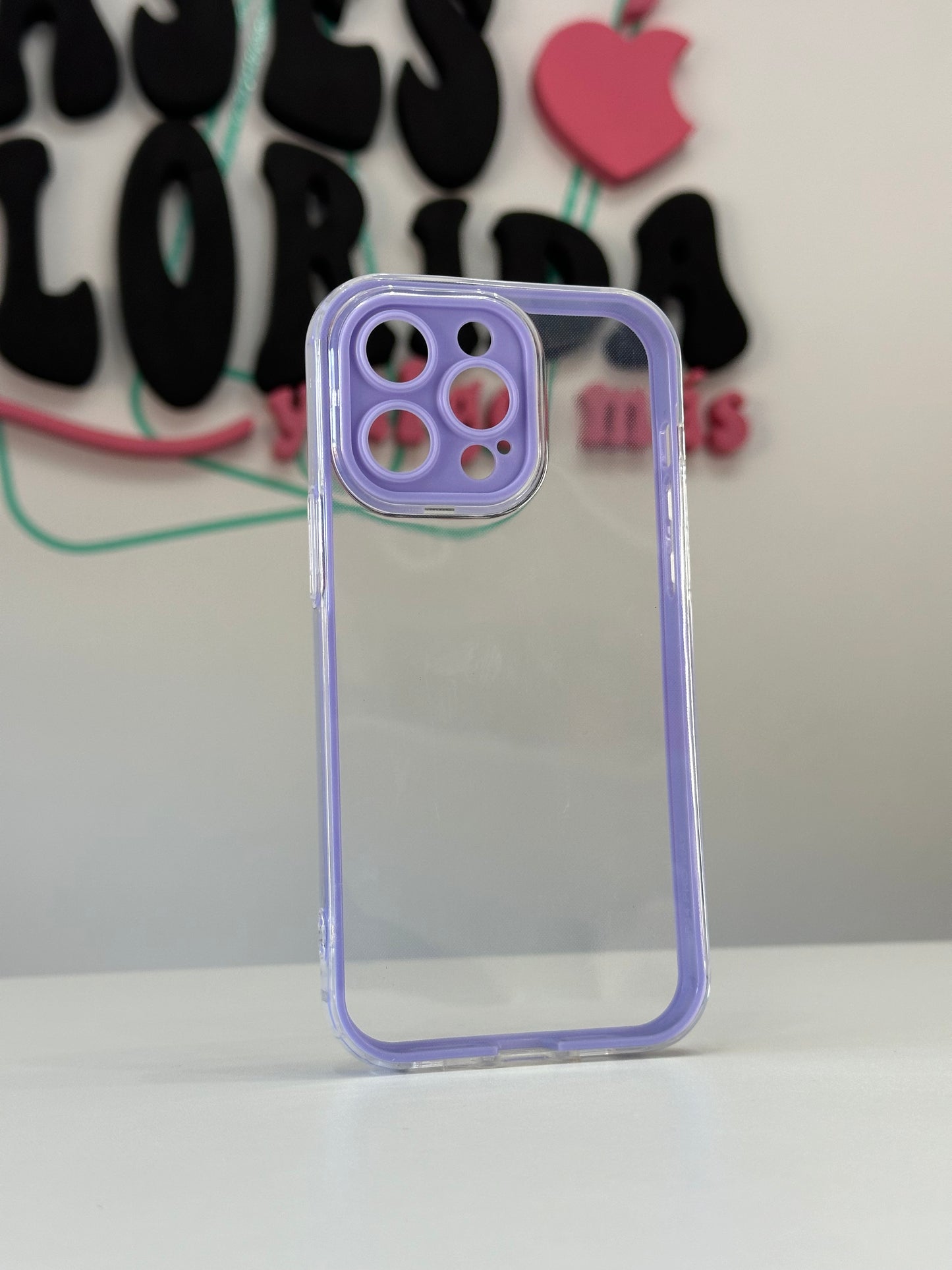 Dos en uno,con cubre camara lila