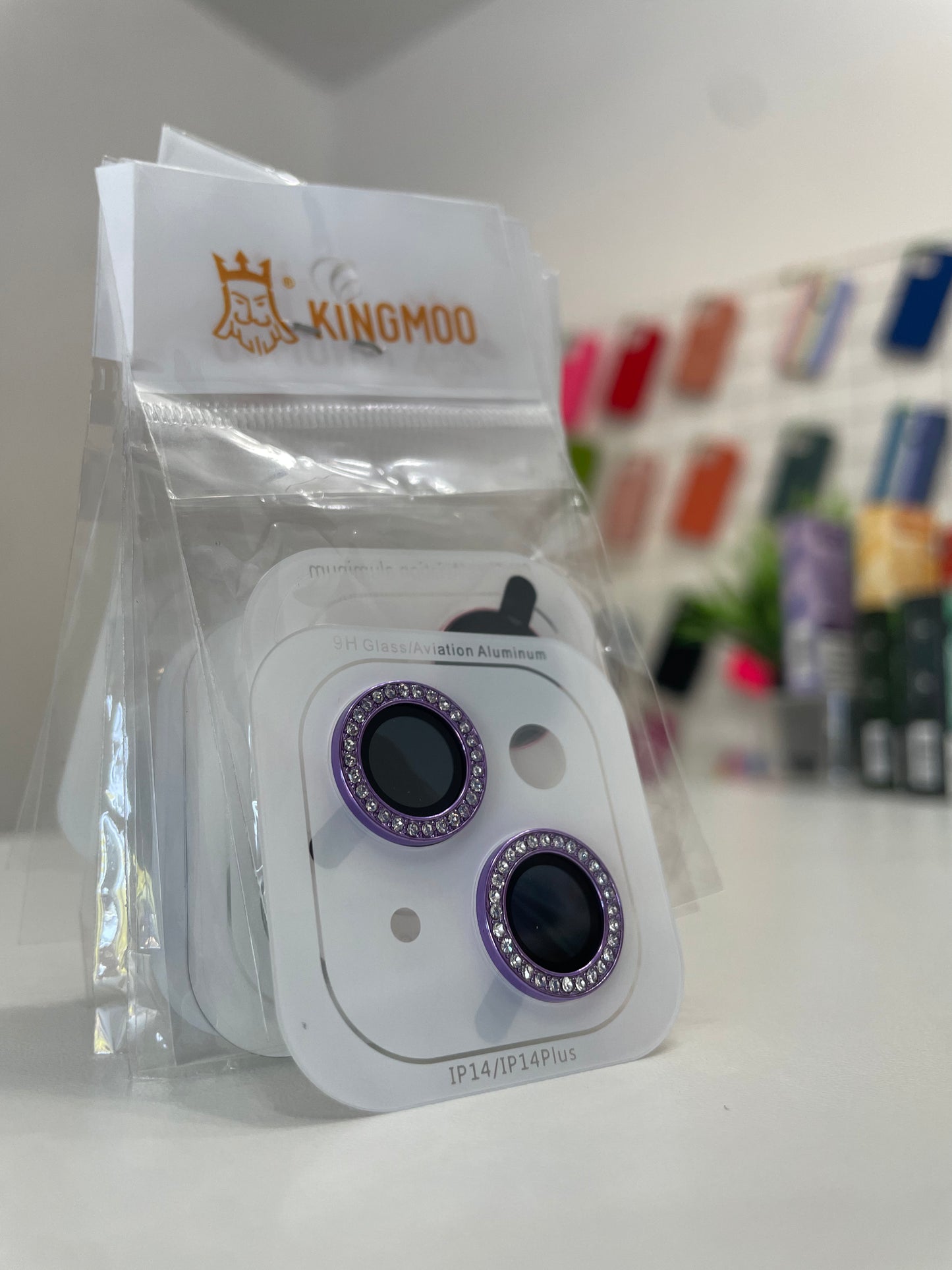 Vidrio protector de camara, violeta