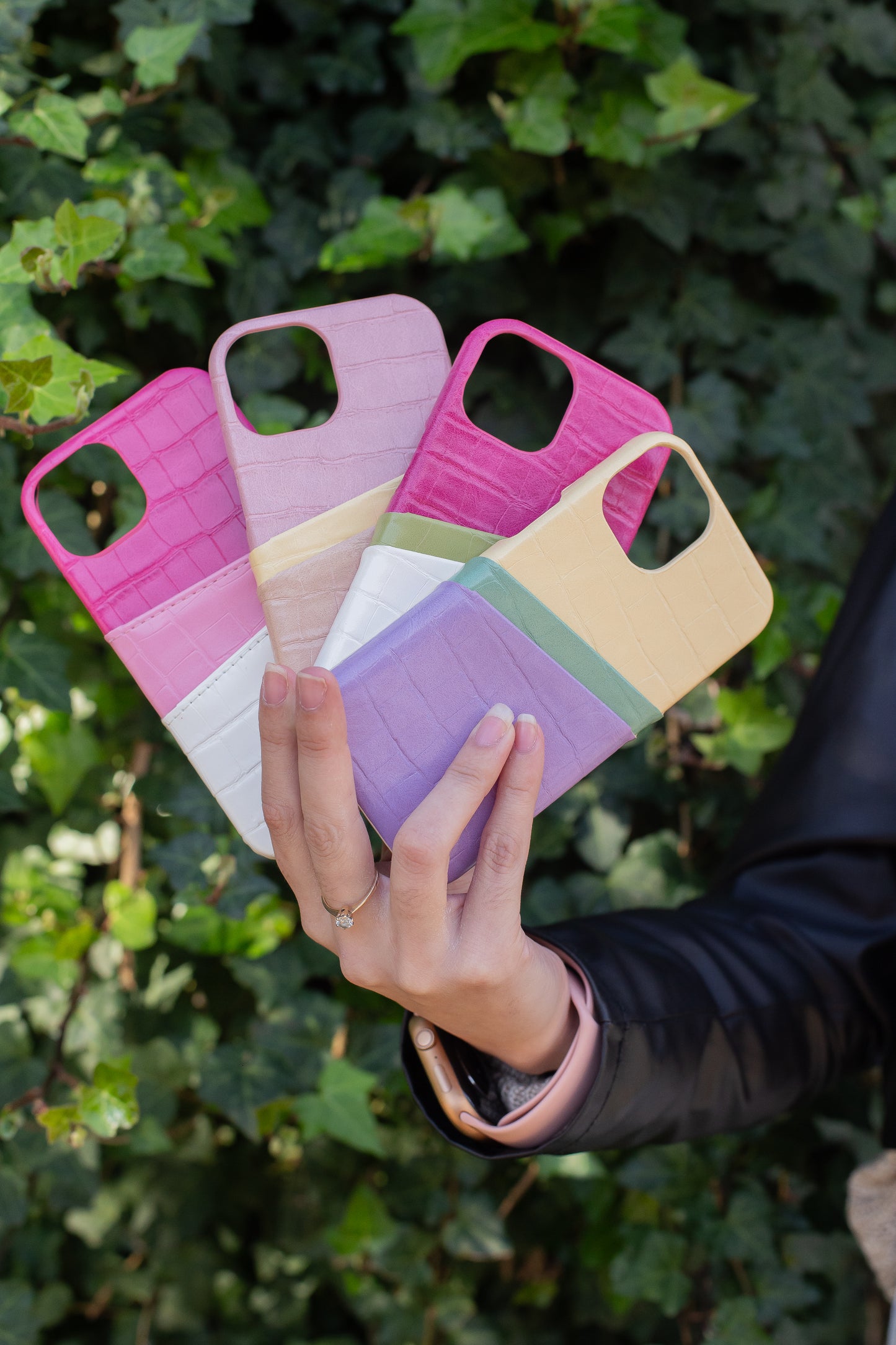 Case Tarjetera Cocodrilo Ice Cream.