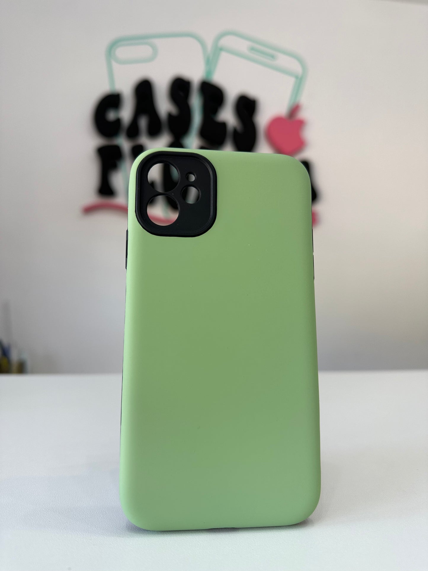 Cases de colores, verde