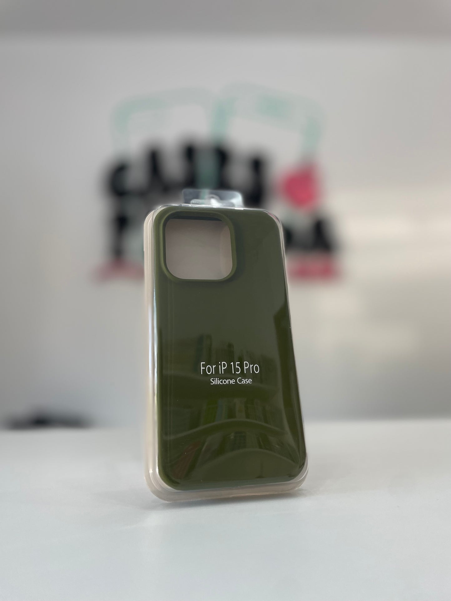 Case Silicona Verde Militar