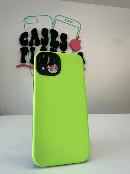 Cases de colores, verde manzana