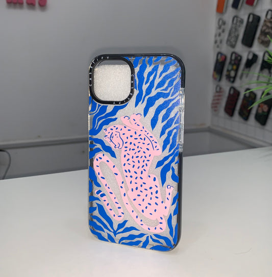 Case Leopardo Azul