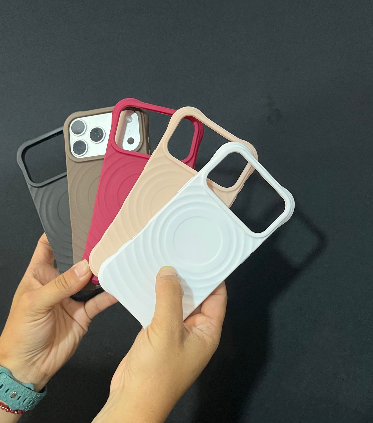 Case Ripple.Rosa chicle