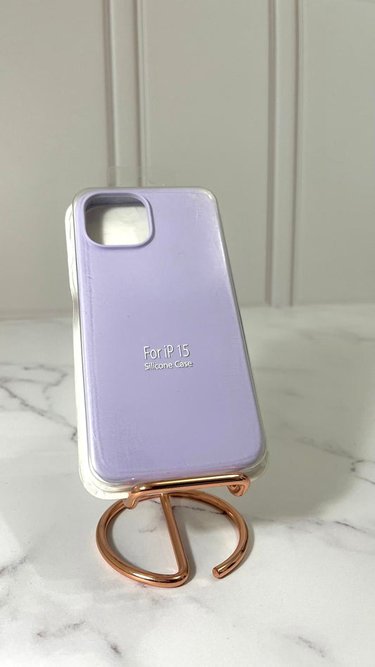 Silicona Case Lila pastel