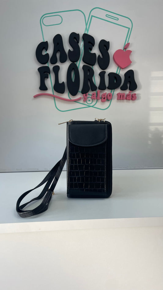 Morral Monedero - Porta Celulares - Negro