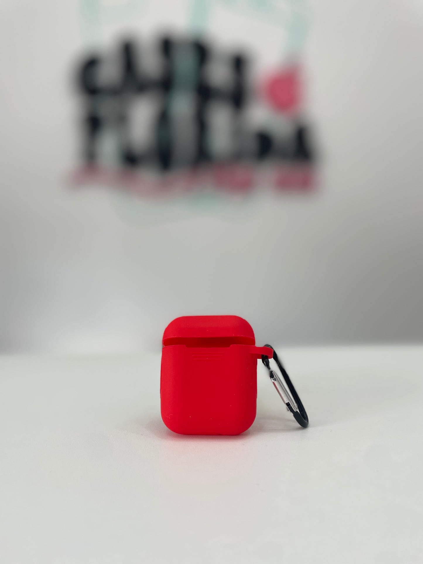 Funda protectora roja para Airpods