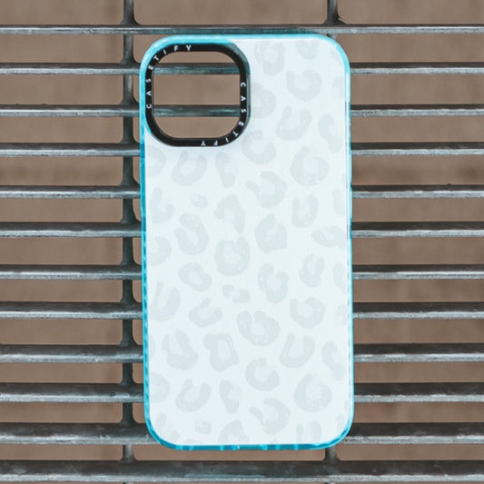 Case Leopardo Celeste Pastel