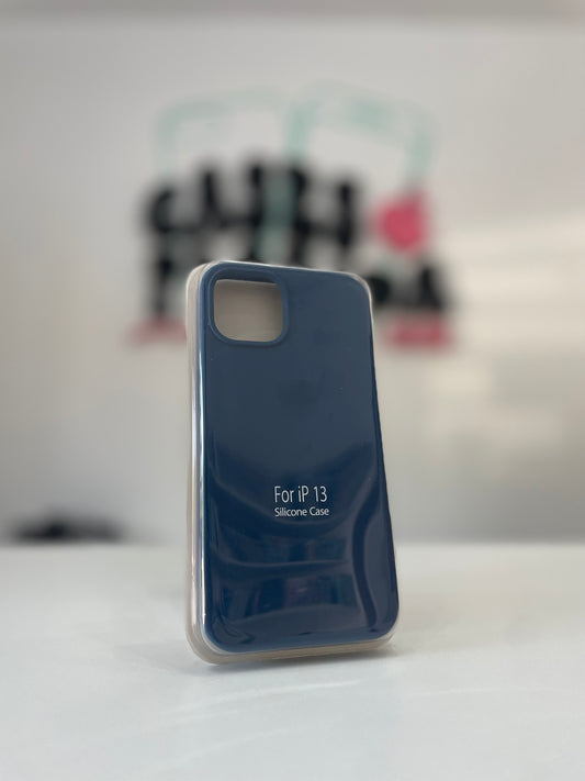 Case Silicona Azul