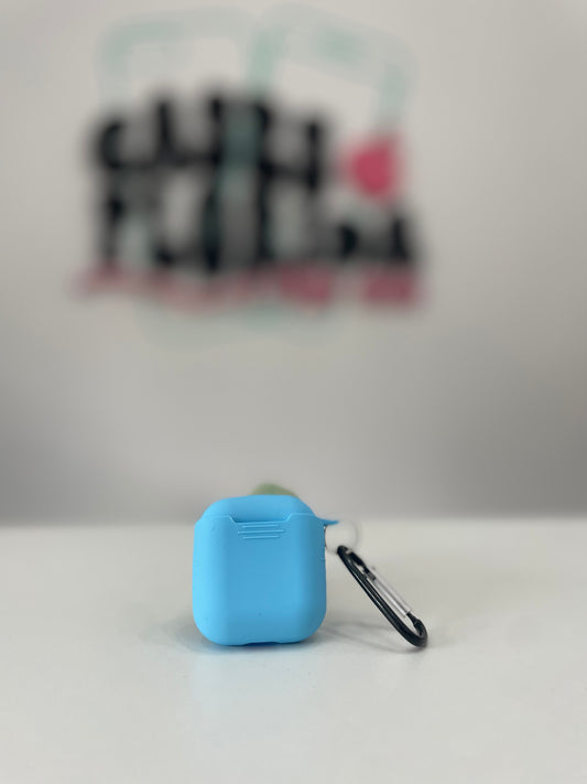 Funda protectora celeste para Airpods