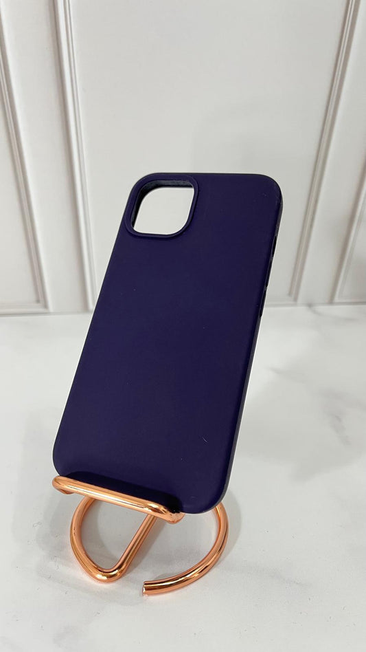 Case Silicona Violeta oscuro