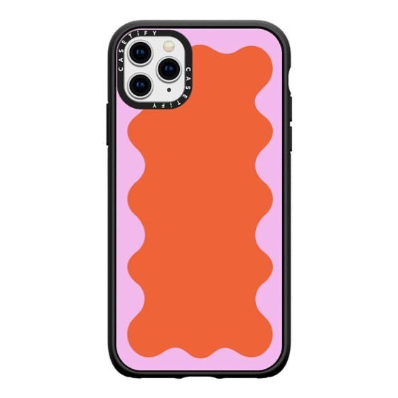 Case Ondulado Orange and Pink Black