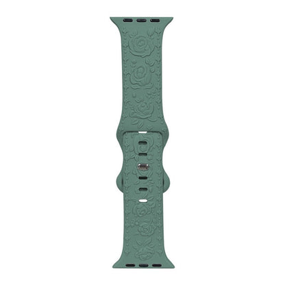 🌸 Correa Floral Relief  para Apple Watch