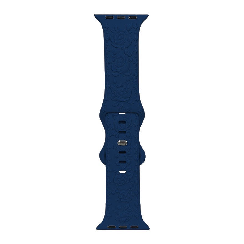 🌸 Correa Floral Relief  para Apple Watch