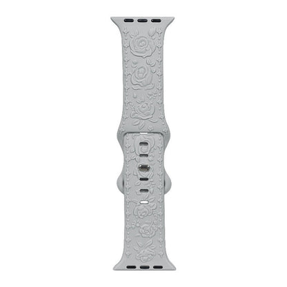 🌸 Correa Floral Relief  para Apple Watch
