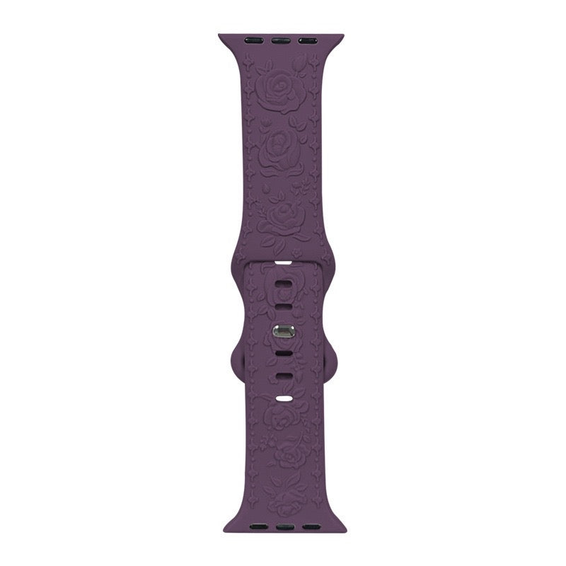 🌸 Correa Floral Relief  para Apple Watch