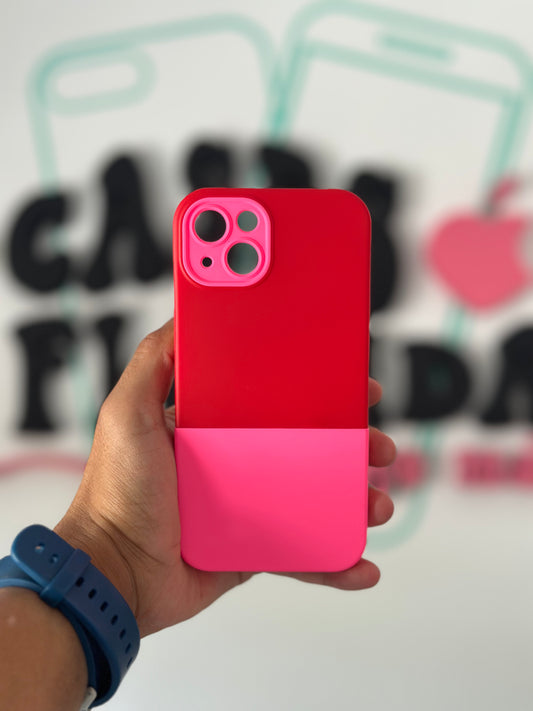 Case Combinada, Rojo a fucsia.